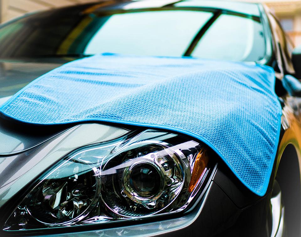 Detail Popo Light Shower 400GSM Waffle Drying Towel 100x60CM (White) - Image 3