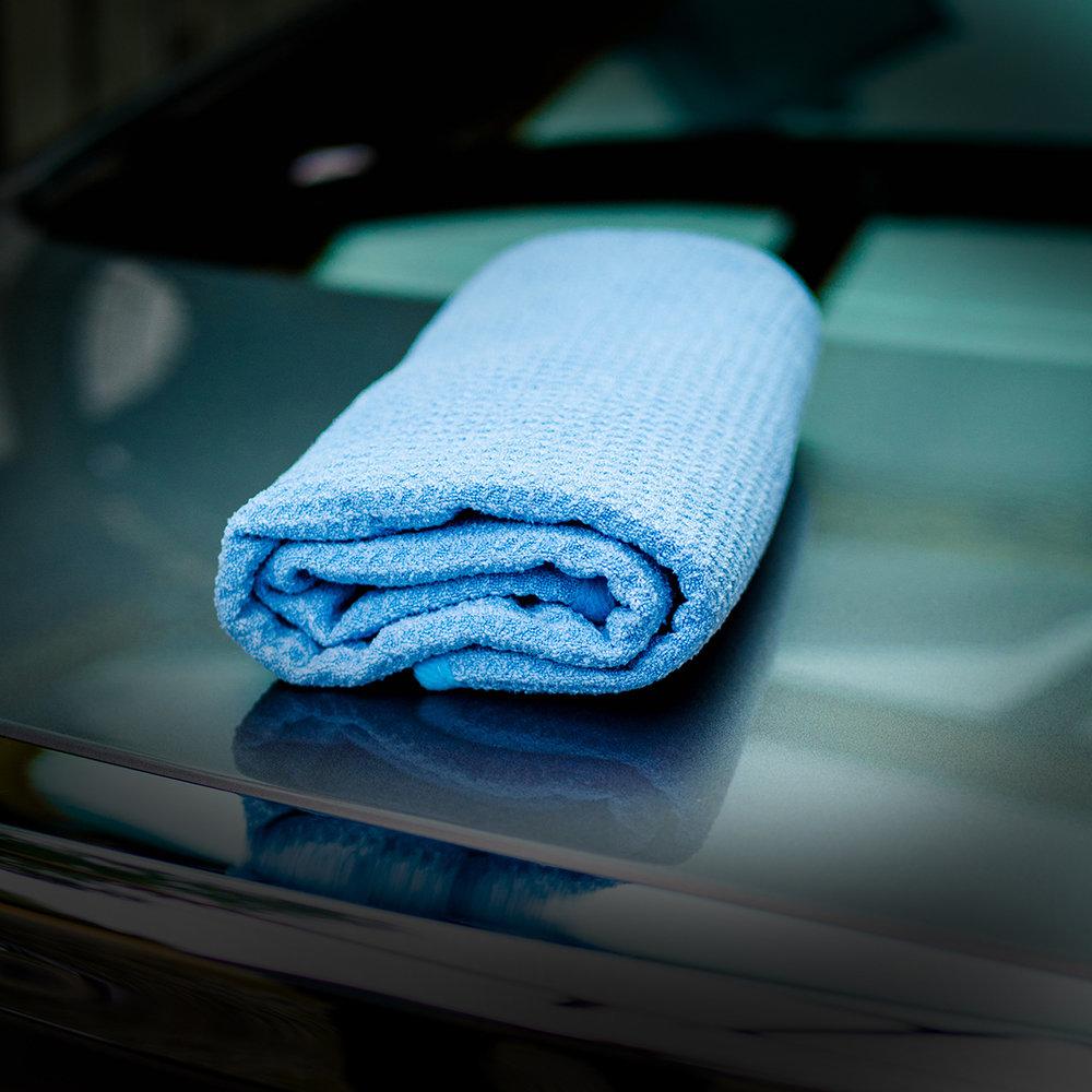 Detail Popo Light Shower 400GSM Waffle Drying Towel 100x60CM (White) - Image 4