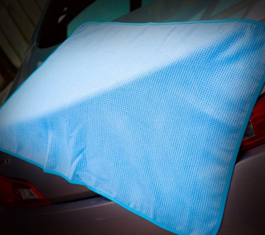 Detail Popo Light Shower 400GSM Waffle Drying Towel 100x60CM (White) - Image 5