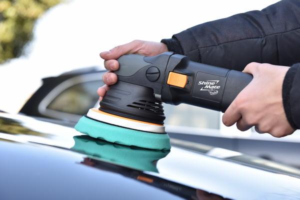 Shine Mate Orbital Polisher EX605 - 5" 12mm throw DA Polisher Kit w/ 2 Free Pads - Image 5