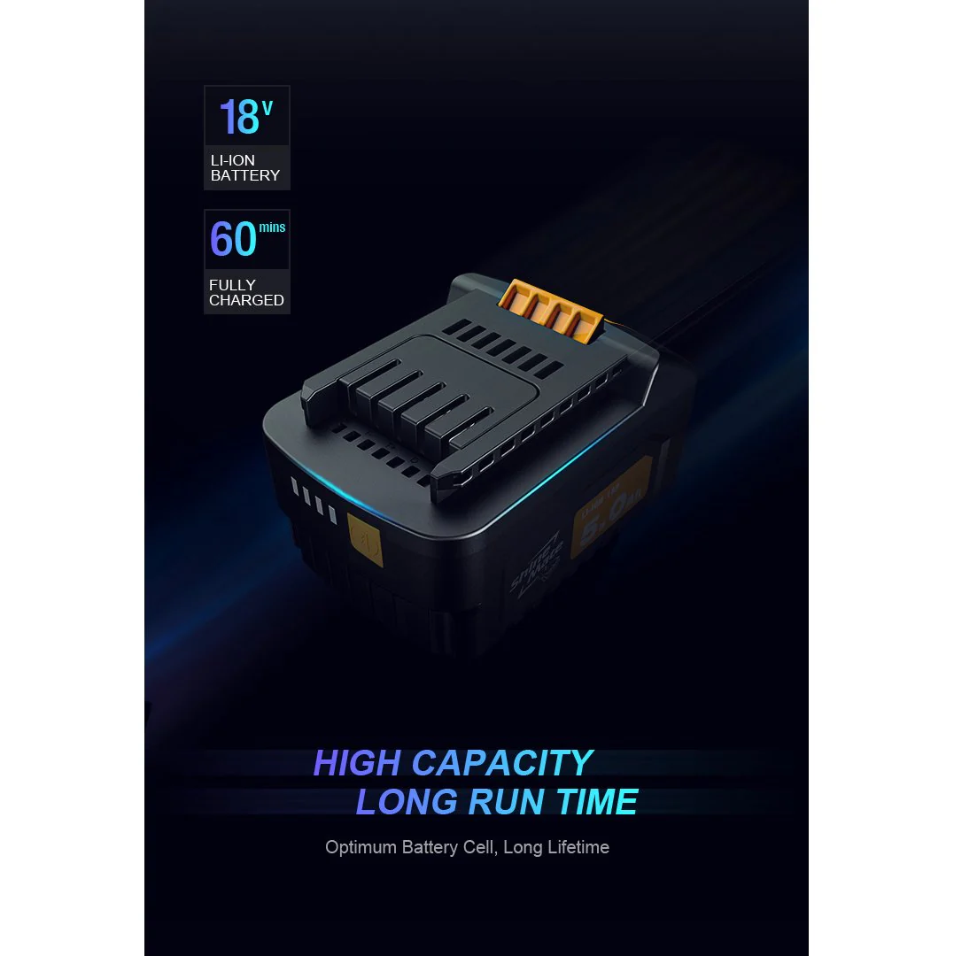 ShineMate EB351 3" 12mm Throw Cordless Polisher Kit - Image 11