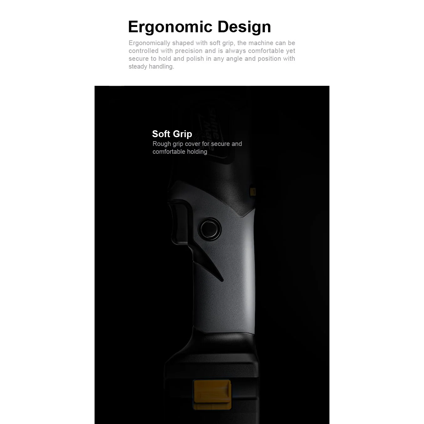 ShineMate EB351 3" 12mm Throw Cordless Polisher Kit - Image 3