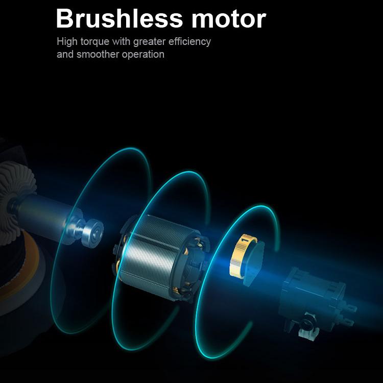 ShineMate EB351 3" 12mm Throw Cordless Polisher Kit - Image 6