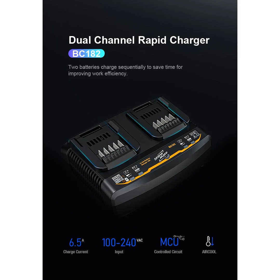 ShineMate EB351 3" 12mm Throw Cordless Polisher Kit - Image 8